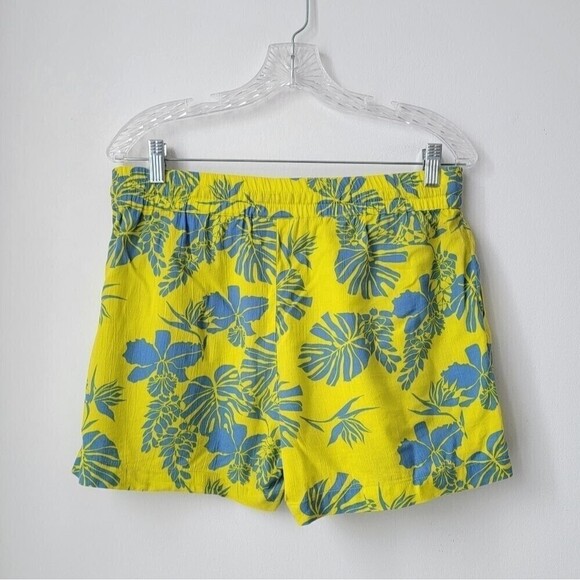 STYLE & CO Mid Rise Tie Waist Yellow Breeze Shorts Size Small - Picture 5 of 7